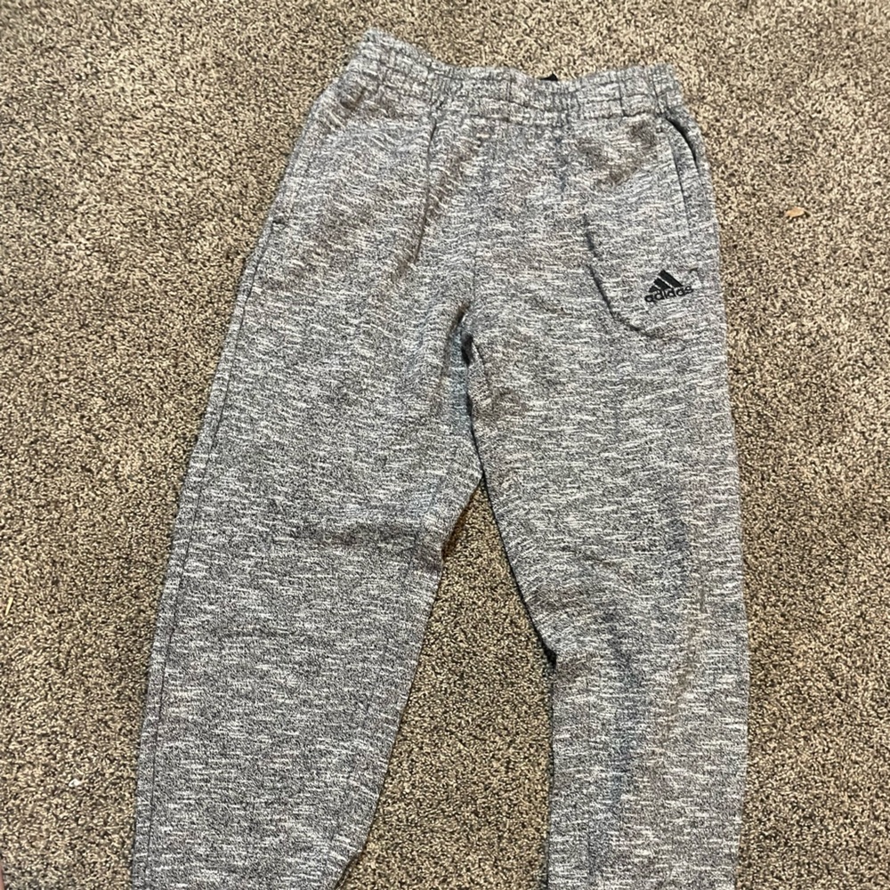 Adidas Kids Heather Gray Sweatpants